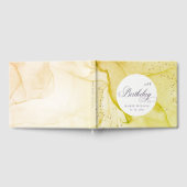 Abstracte pasteitjes, kalkgroen elke dag gastenboek (Volledig)