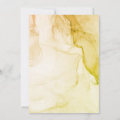 Abstracte pasteitjes, kalkgroen elke dag kaart (Achterkant)