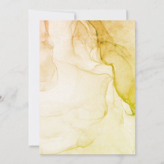 Abstracte pasteitjes, kalkgroen elke dag kaart (Achterkant)