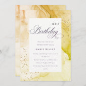 Abstracte pasteitjes, kalkgroen elke dag kaart (Voorkant / Achterkant)