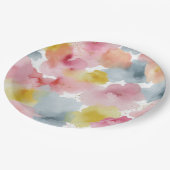 Abstracte Pastel Achtergrond Papieren Bordje (Gekanteld)