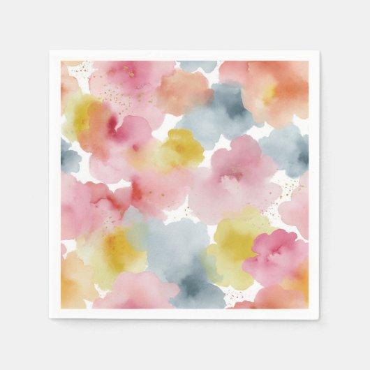 Abstracte Pastel Achtergrond Servet (Voorkant)