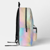 abstracte pastel bedrukte rugzak (Links)