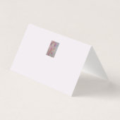 Abstracte pastel bloemige gevouwen Kaart (Achterkant)