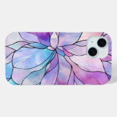 Abstracte pastel bloemontwerp serene bloemblaadjes Case-Mate iPhone case (Achterkant (horizontaal))