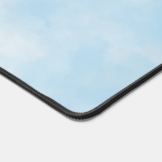 Abstracte Pastel Blue Sky Clouds personaliseren Bureaumat (Hoek)