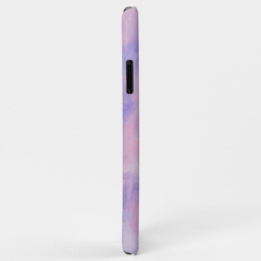 Abstracte pastel Blush roze en blauw Case-Mate iPhone Case (Achterkant/rechts)