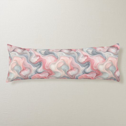 “Abstracte Pastel Body Pillow Lichaamskussen (Voorkant)