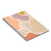Abstracte Pastel Boho Notitieboek (Rechterzijde)