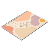 Abstracte Pastel Boho Notitieboek (Linkerzijde)