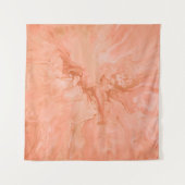 Abstracte PASTEL CORAL-ILLUSTRATIE Wandkleed (Voorkant (horizontaal))