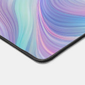 Abstracte Pastel Desk Mat met Inspirerend Quote (Hoek)