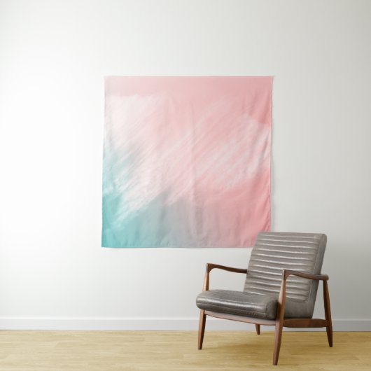 ABSTRACTE PASTEL- EN MIJNWAL WANDKLEED (In Situ (horizontaal))