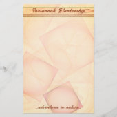 Abstracte pastel geometrische Tegel achtergrond Briefpapier (Voorkant)