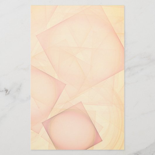 Abstracte pastel geometrische Tegel achtergrond Briefpapier (Achterkant)