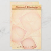 Abstracte pastel geometrische Tegel achtergrond Briefpapier (Voorkant / Achterkant)