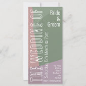 abstracte pastel gepersonaliseerde roos groene lav (Voorkant)