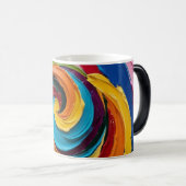 Abstracte pastel kleur magische mok (Voorkant rechts)