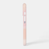 Abstracte pastel kwast iPhone 16 hoesje (Linkerkant)