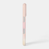Abstracte pastel kwast iPhone 16 hoesje (Rechterkant)