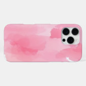 Abstracte pastel kwast iPhone hoesje (Achterkant horizontaal)
