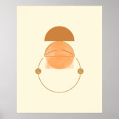 Abstracte pastel Matryoshka Poster (Voorkant)
