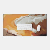 Abstracte pastel Paint Fox Tail Edition Bureaumat (Keyboard & Muis)
