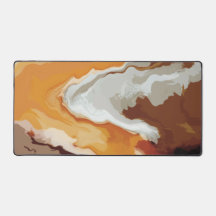 Abstracte pastel Paint Fox Tail Edition