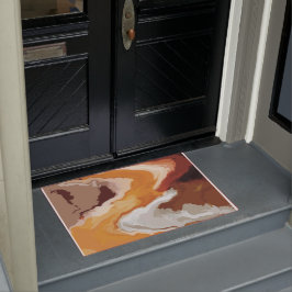 Abstracte pastel Paint Fox Tail Edition Deurmat