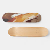 Abstracte pastel Paint Fox Tail Edition Persoonlijk Skateboard (Horizontaal)