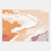 Abstracte pastel Paint Ginger Edition Inpakpapier Vel (Voorkant 3)