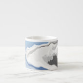 Abstracte Pastel Paint Mountain Edition Koffee Mok (Voorkant)