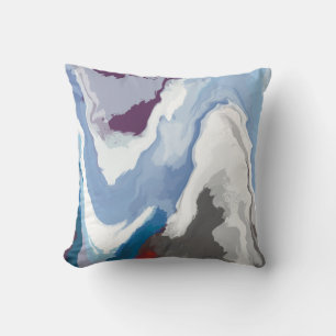 Abstracte Pastel Paint Mountain Edition Kussen