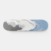 Abstracte Pastel Paint Mountain Edition Persoonlijk Skateboard (Horizontaal)