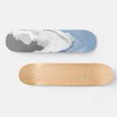 Abstracte Pastel Paint Mountain Edition Persoonlijk Skateboard (Horizontaal)