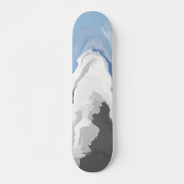 Abstracte Pastel Paint Mountain Edition Persoonlijk Skateboard
