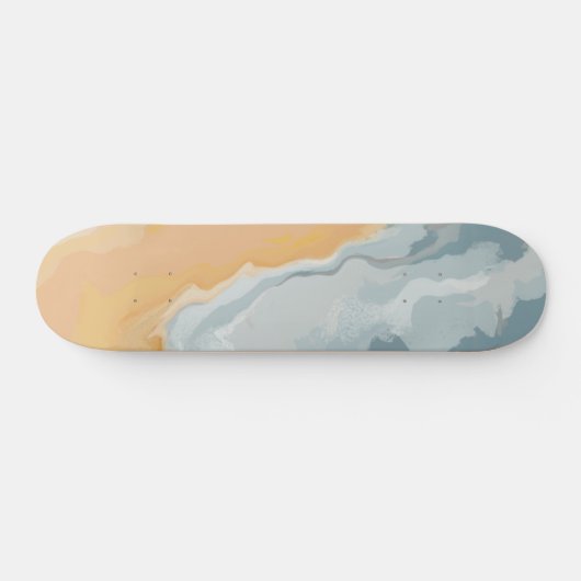 Abstracte pastel Paint Summer Edition Persoonlijk Skateboard (Horizontaal)