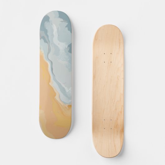 Abstracte pastel Paint Summer Edition Persoonlijk Skateboard (Voorkant)