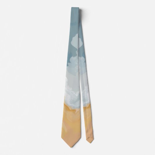 Abstracte pastel Paint Summer Edition Stropdas (Voorkant)