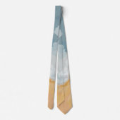 Abstracte pastel Paint Summer Edition Stropdas (Achterkant)