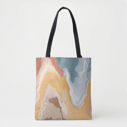 Abstracte pastel Paint Summer Edition Tote Bag (Voorkant)