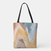 Abstracte pastel Paint Summer Edition Tote Bag (Achterkant)