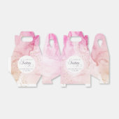 Abstracte Pastel Pink Paars Sweet 16 Birthday Bedankdoosjes (Uitgevouwen)