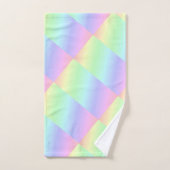 Abstracte pastel regenboog kleuren bad handdoek (Handdoek)