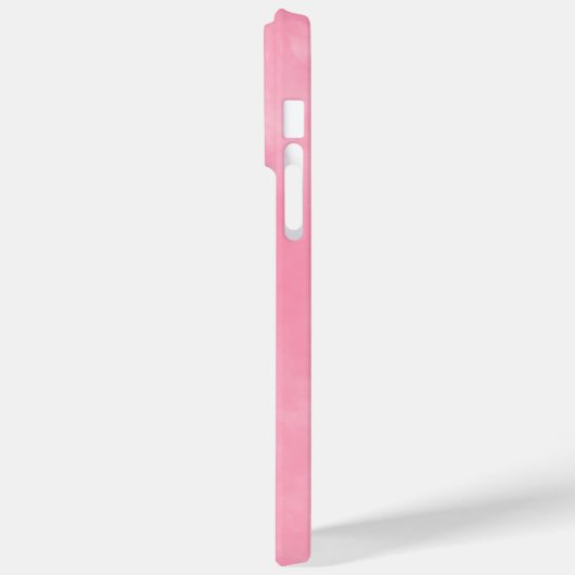Abstracte pastel roze hemelwolken gepersonaliseerd Case-Mate iPhone case (Achterkant / Links)
