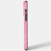 Abstracte pastel roze hemelwolken gepersonaliseerd Case-Mate iPhone case (Achterkant / Links)