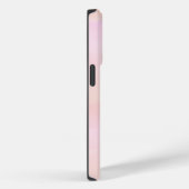 Abstracte pastel roze perzik Waterverf personalise Case-Mate iPhone Case (Achterkant / Rechts)