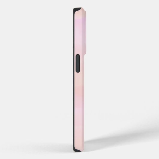 Abstracte pastel roze perzik Waterverf personalise Case-Mate iPhone Case (Achterkant / Rechts)