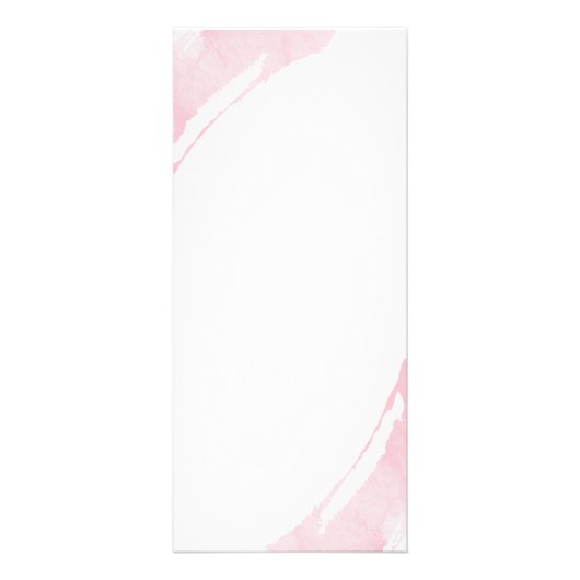 Abstracte Pastel roze Waterverf penseelstreken Reclamekaart (Achterkant)