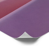 Abstracte pastel stof golven poster (Hoek)